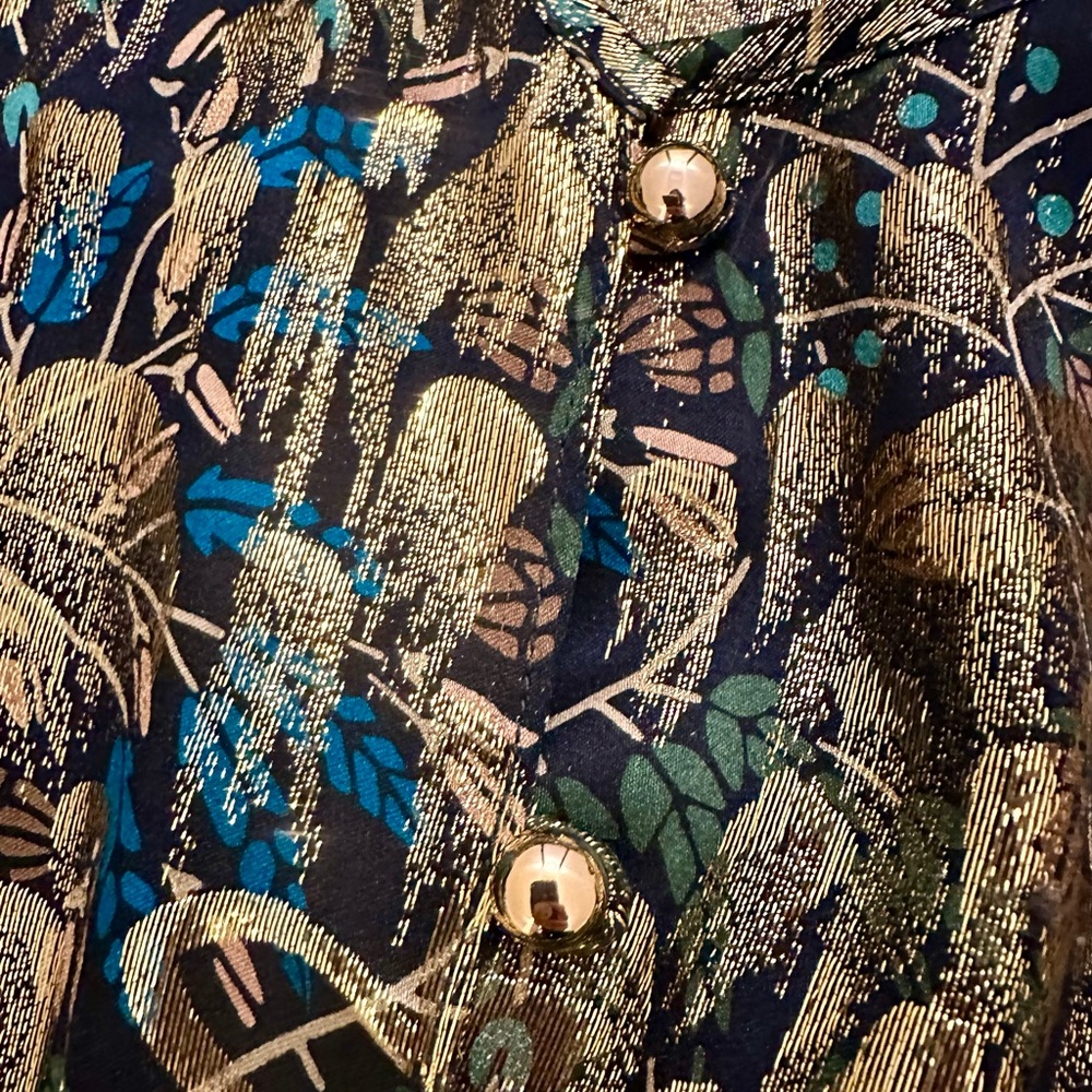 Elegant Milly Metallic Thread Blouse View 4